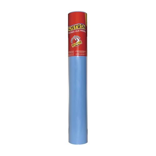 Plástico Autoadherible de .45 x 20 m Azul Celeste Lustrín