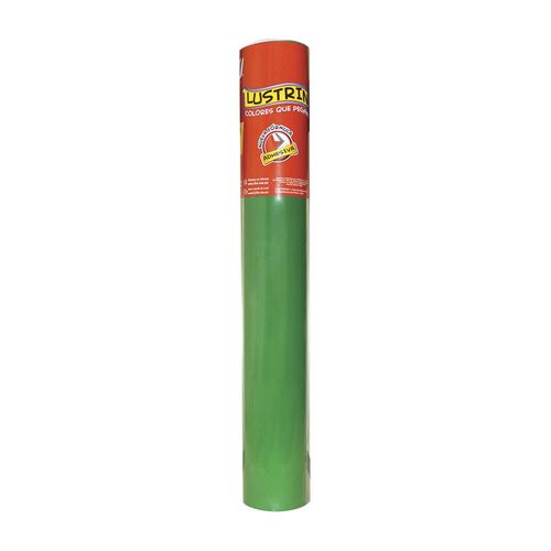 Plástico Autoadherible de .45 x 20 m Verde Bandera Lustrín