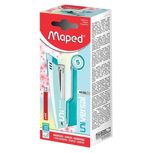 Engrapadora Metálica Mediana Pastel Universal Maped 354301