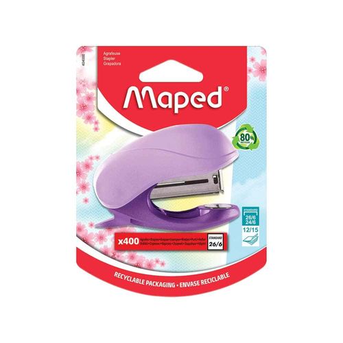 Mini Engrapadora Vivo Pastel Maped 404000