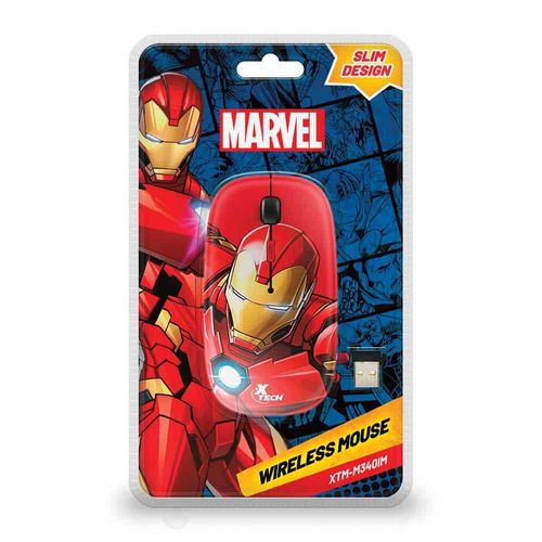 Mouse Inalámbrico 1,600 DPI Iron Man Xtech XTM-M340IM