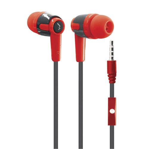 Audífonos Manos Libres con Micrófono Negro con Rojo Mitzu