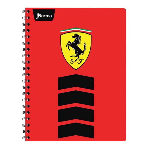 Cuaderno Espiral de 100 Hojas Francés Cuadro Chico Ferrari