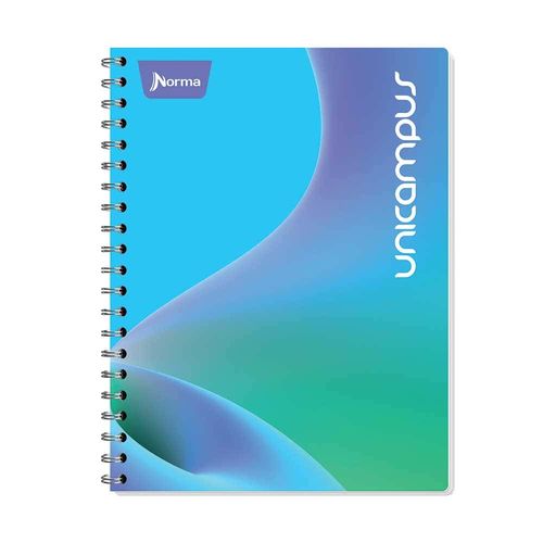 Cuaderno Espiral con 100 Hojas Profesional Raya Unicampus Norma 588633