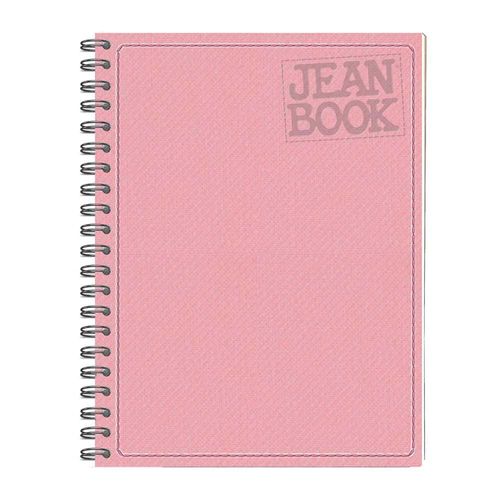 Cuaderno Espiral con 160 Hojas Profesional Raya Pasta Dura de Tela Jeanbook Norma 588638