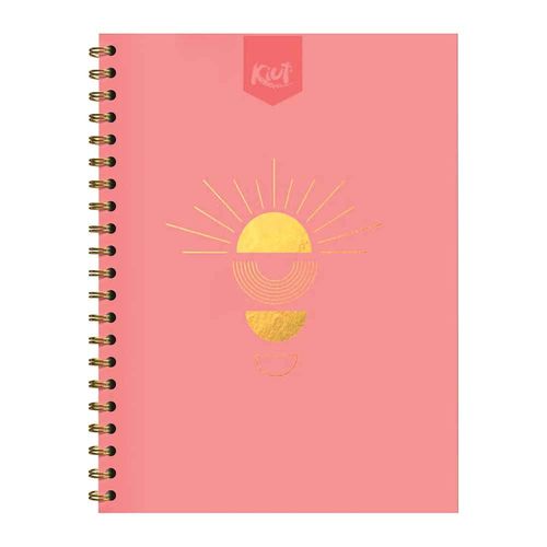 Cuaderno Espiral con 160 Hojas Profesional Cuadro Chico Pasta Dura de Piel Kiut Norma 589176