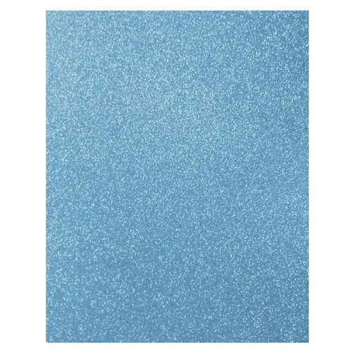 Foamy con Diamantina Tamaño Carta Azul Cielo con 5 Piezas