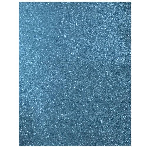 Foamy con Diamantina Tamaño Carta Azul Eléctrico con 5 Piezas