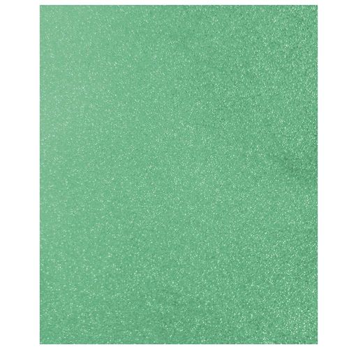 Foamy con Diamantina Tamaño Carta Menta con 5 Piezas