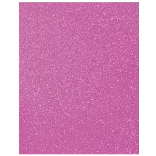 Foamy con Diamantina Tamaño Carta Rosa con 5 Piezas