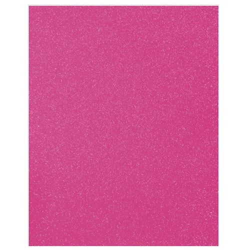 Foamy con Diamantina Tamaño Carta Rosa Mexicano con 5 Piezas