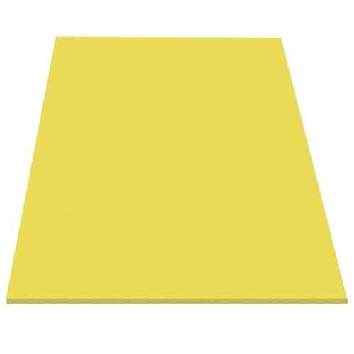 Foamy Tamaño Carta Amarillo Canario Paquete con 24 Piezas