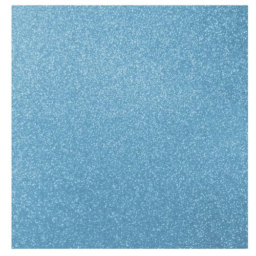 Foamy con Diamantina de 55 x 43 cm Azul Cielo