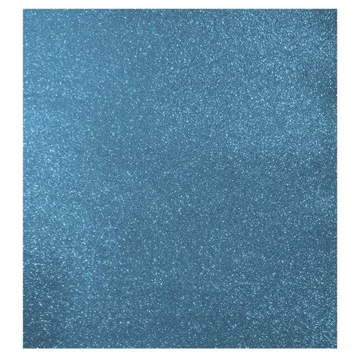 Foamy con Diamantina de 55 x 43 cm Azul Eléctrico
