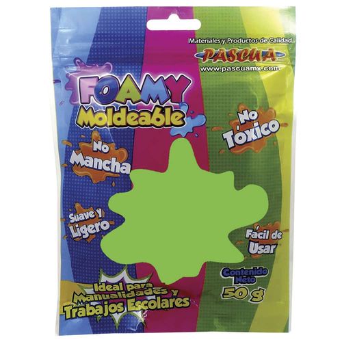 Foamy Moldeable de 50 g Verde Limón