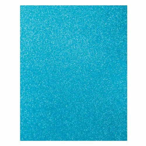Foamy Tamaño Carta con Diamantina Azul Medio Paquete con 5 Piezas Pascua TN6DF-01