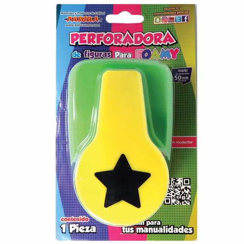 Perforadora de Estrella de 50 mm para Foamy y Papel Pascua PER50-ESTRELLA
