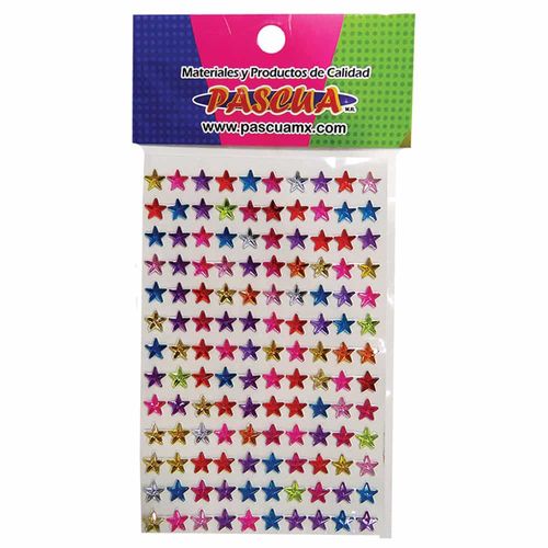 Piedra Acrílica Decorativa Estrella Blíser con 130 Piezas Pascua PIED-ESTR174