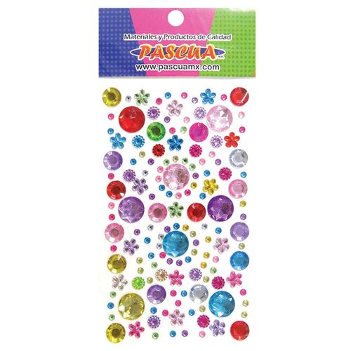 Piedra Decorativa Circulos y Flores con 140 Pascua P-SURT179