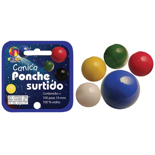 Canica Ponche Surtida Bolsa con 100 Águila