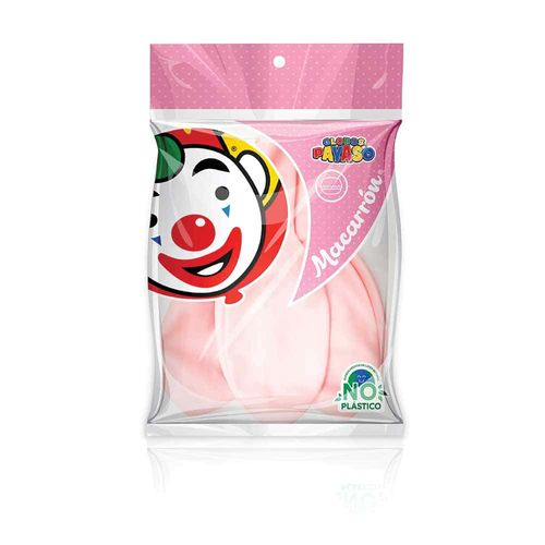 Globo para Fiesta No. 24 Fresa Bolsa con 3 Globos Macarron 1755