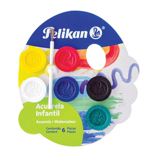 Acuarela de Cartón con 6 Colores Pelikan