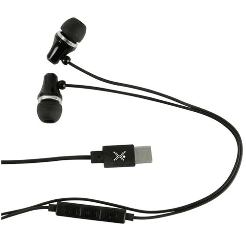 Audífonos Alámbricos Tipo C Negro Perfect Choice PC-116479