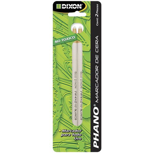 Marcador de Cera Blanco Blíster con 2 Piezas Phano Dixon