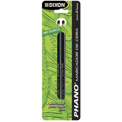 Marcador de Cera Negro Blíster con 2 Piezas Phano Dixon