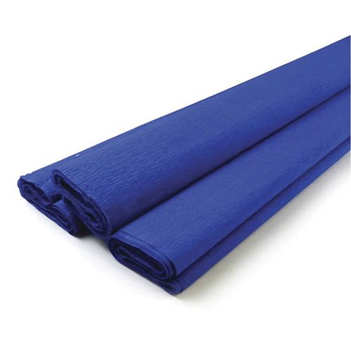 Papel Crepé con 10 Hojas Azul Marino Pingüino Belumosa