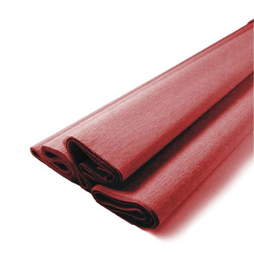 Papel Crepé con 10 Hojas Rojo Navidad Pingüino Belumosa