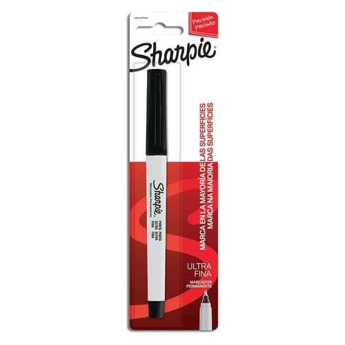 Marcador Permanente Ultra Fino Negro Blíster Sharpie