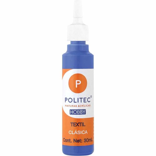 Pintura Textil Bote con 30 ml Azul Ultramarino Policraft