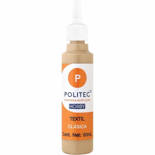 Pintura Textil Bote con 30 ml Carne Policraft