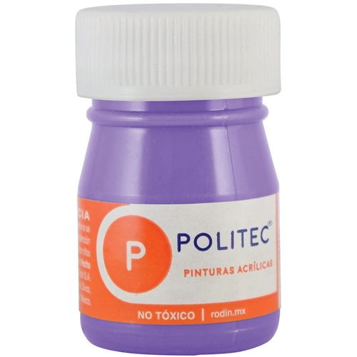 Pintura Acrílica Frasco con 20 ml Morado Politec