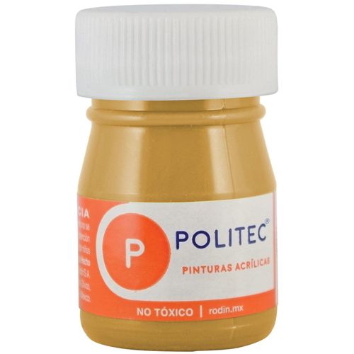 Pintura Acrílica Frasco con 20 ml Ocre Politec