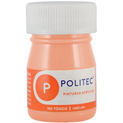 Pintura Acrílica Frasco con 20 ml Durazno Politec