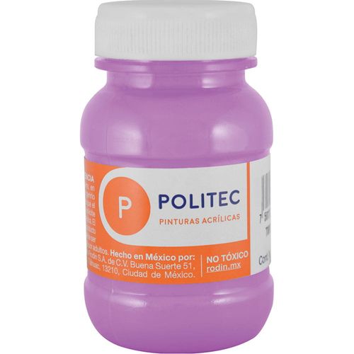 Pintura Acrílica Frasco con 100 ml Violeta Politec
