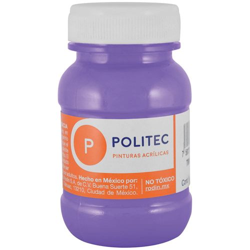Pintura Acrílica Frasco con 100 ml Morado Politec