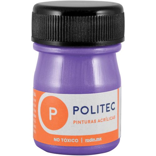 Pintura Acrílica Frasco con 20 ml Morado Metálico Politec