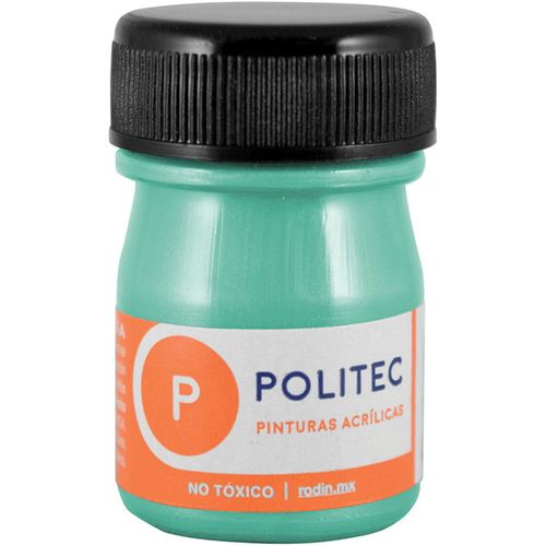 Pintura Acrílica Frasco con 20 ml Verde Metálico Politec