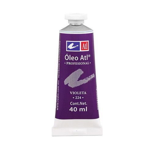 Pintura Óleo Tubo con 40 ml Violeta ATL