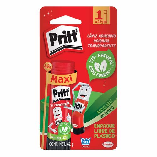 Pegamento Lápiz Adhesivo Tubo con 42 gr  Cajilla Pritt 2780667