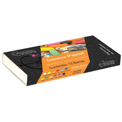 Barras de Colores Pastel Caja con 12 Piezas Rodart