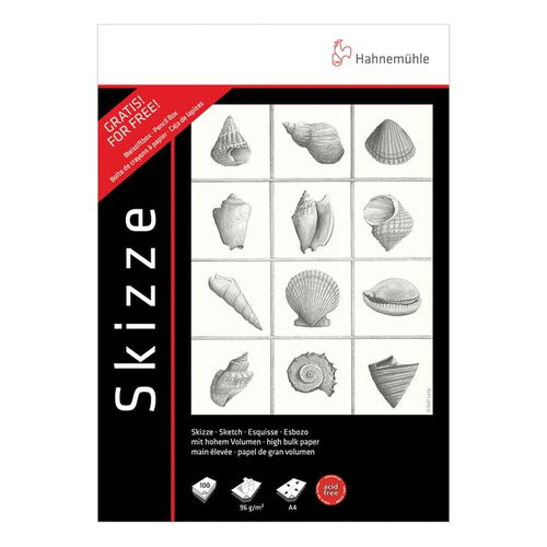 Block para Dibujo de 21 x 29.7 cm de 96 g con 100 Hojas Skizze