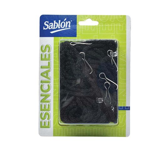 Cordón Negro con Broche para Gafete Sablón 1023NE