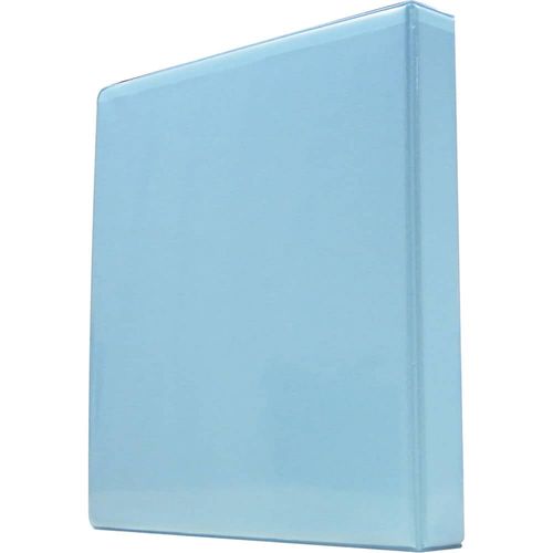 Carpeta con Argolla Vinil Tamaño Carta 1" con Ventana Azul Pastel Samsill