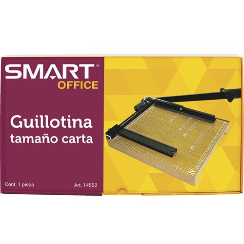 Guillotina de Madera Tamaño Carta de 12” (30 x 30 cm)