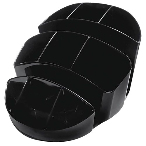 Organizador Plástico para Escritorio Sin Accesorios Negro Smart