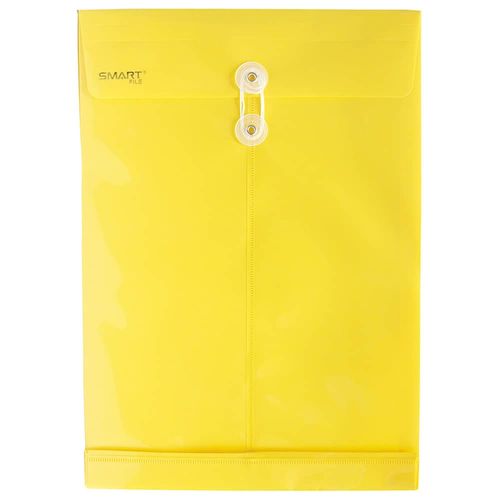 Sobre Bolsa Plástico Tamaño Oficio Vertical Amarillo Smart